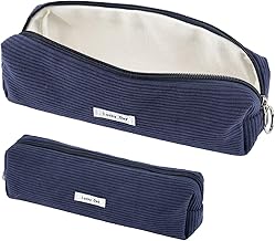 Federmäppchen, Mäppchen Cord-Stoff, Schlamppermäppchen Damen, Federmäppchen Mädchen, Federtasche Stiftetasche Stiftemappe, Pencil Case, Cord Federtasche für Mädchen Teenager Schule, Büro