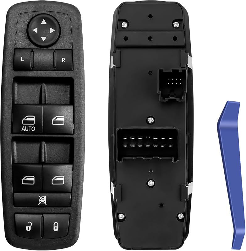 Interruptor mestre do vidro elétrico lado do motorista A-NAFTULY para Dodge Journey 2011 a 2016 – 1 unidade