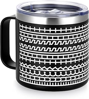Huiguli Hidden Message Coffee Mug - 14oz Insulated 18/8 Stainless Steel Novelty Cup - Fun Mug Reveals a Funny Sarcastic Saying, Christmas Birthday Gift for Men, Women, Friends & Family