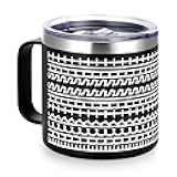 Hidden Message Coffee Mug - 14oz Insulated 18/8 Stainless Steel Novelty Cup - Fun Mug Reveals a Funny Sarcastic Saying, Christmas Birthday Gift for Men, Women, Friends & Family