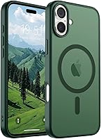 Vista 421 de SUPFINE - Funda magnética para iPhone 13 Pro Max (compatible con MagSafe), (protección contra caídas de grado militar de 10 pies), delgada, Negro