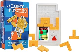 Super Blocks Puzzle Games, Original 1000+ Challenges Brain Teaser Puzzle Games, STEM Toys for Kids & Teens, Travel Games Birthday Gifts for Boys Girls, Activities for Road Trips & Car Rides.