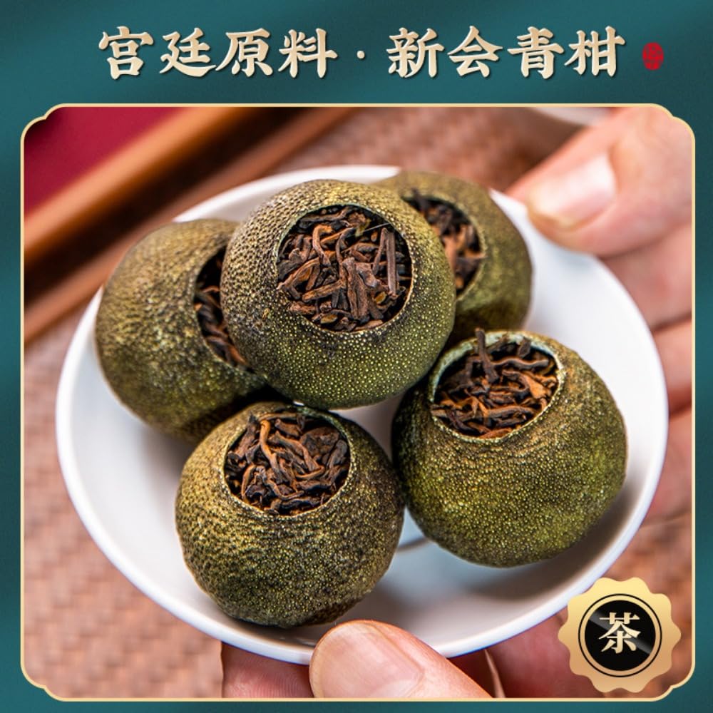 Xinhui Kleiner Grüner Mandarinentee Puerh Adult Tea 500g (250g * 2) Getrocknete Mandarinenschale Und Orangentee