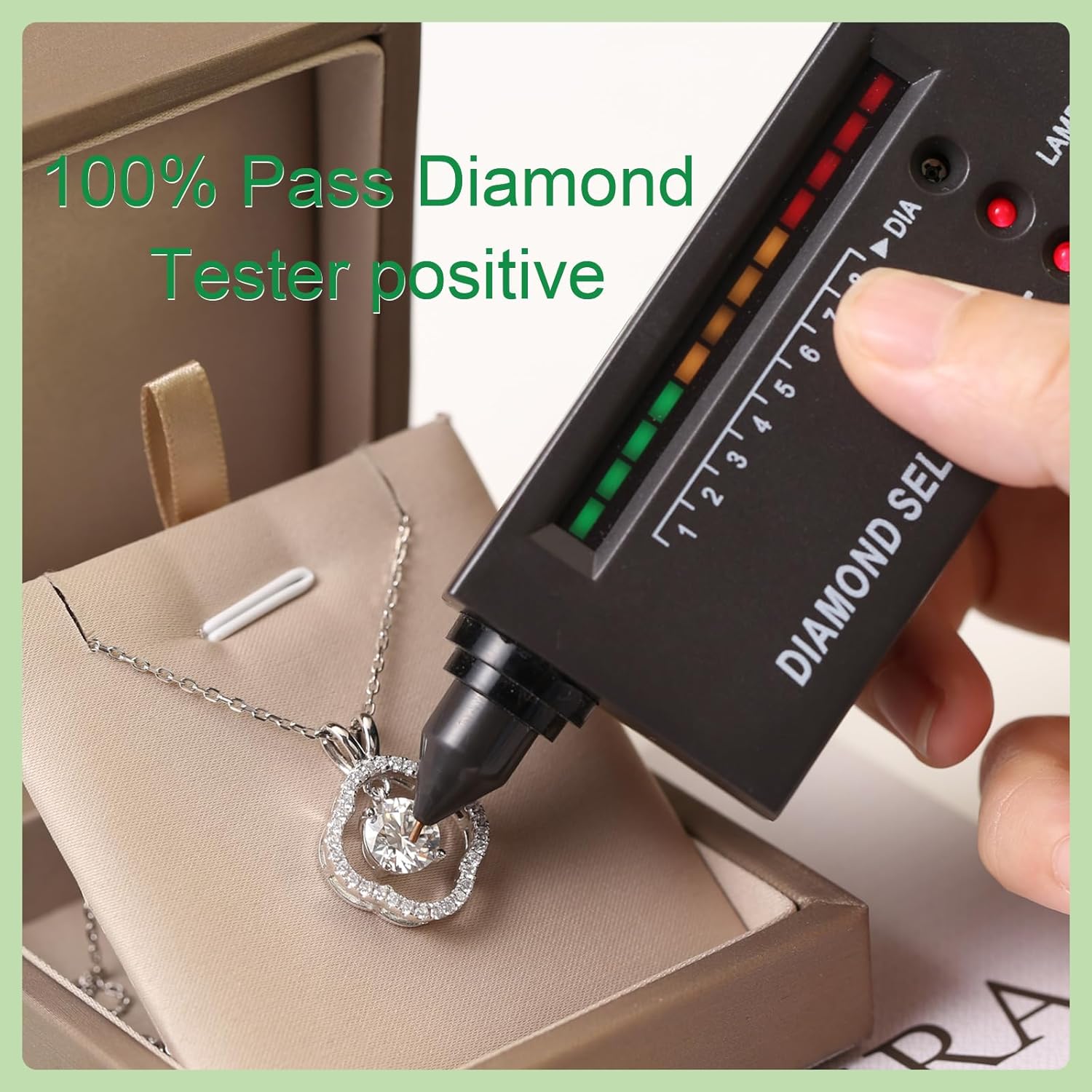 Diamond Cross Necklace for Women, Moissanite Pendant Necklace, S925 Sterling Silver Plated White Gold Jewelry Gift for Birthday Anniversary Wife Mom