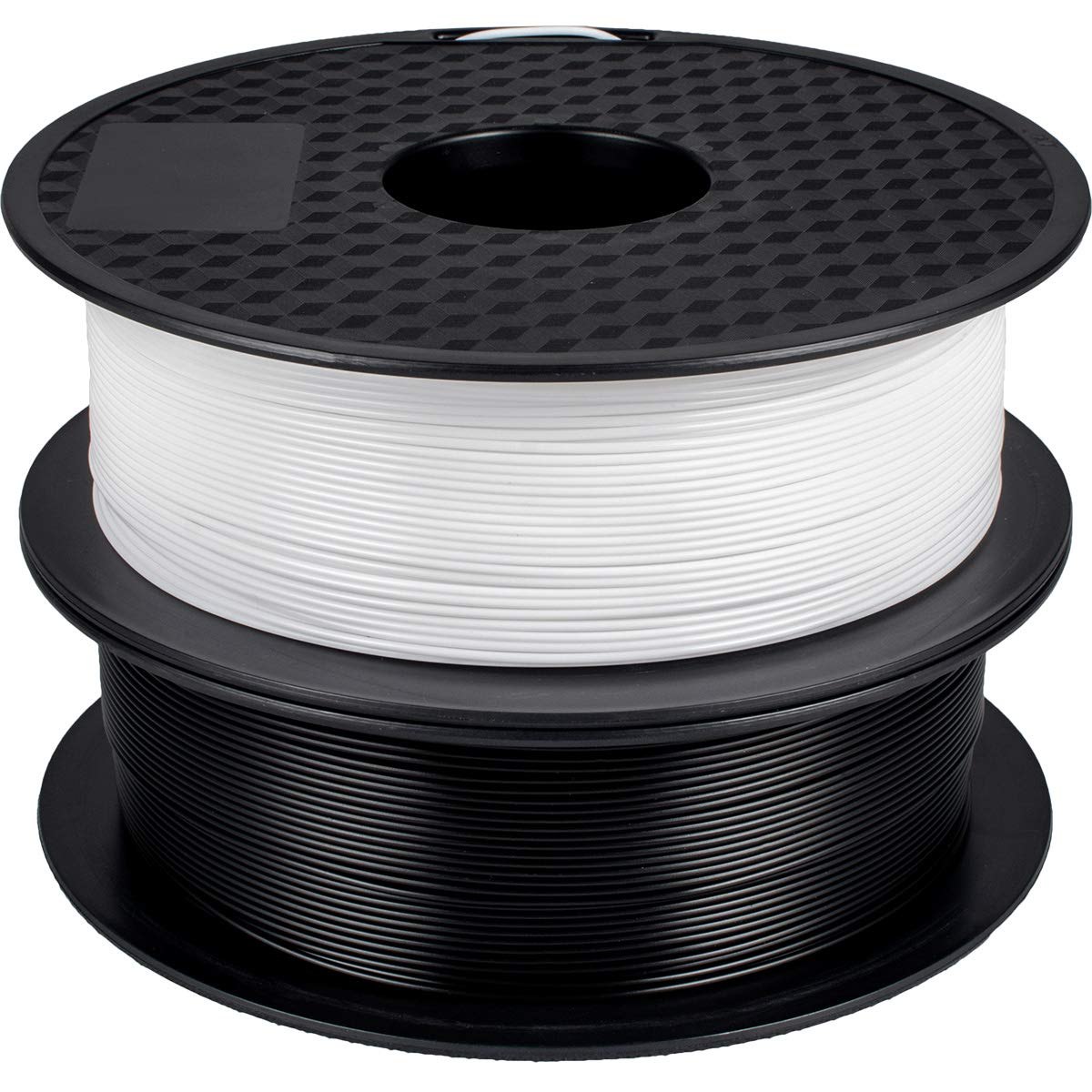 Geeetech 1.75mm PLA 3D Printer Filament, Upgrade Tidy Winding Tangle-Free, Dimensional Accuracy +/- 0.03mm,Black and White (2kg) : Industrial & Scientific