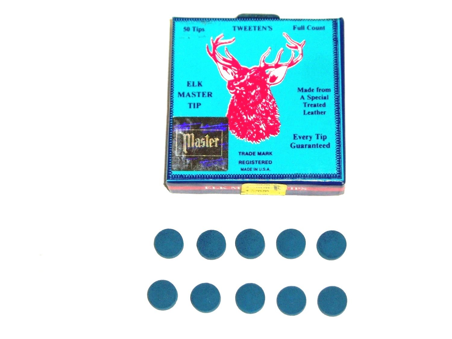 TWEENTEN ELK MASTER CUE TIPS AND QUANTITIES.** (10 x, 12mm)
