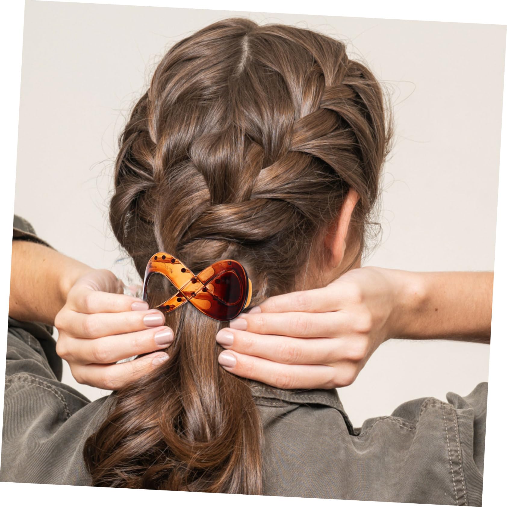 Beavorty 20 Stk Haarklammer Haar Klammern Haarnadeln libelle haarspange Gelee kleine Haarspangen Flache Haarspangen für Frauen Französisch Hai-Clip Haarschmuck Kopfbedeckung Bernstein