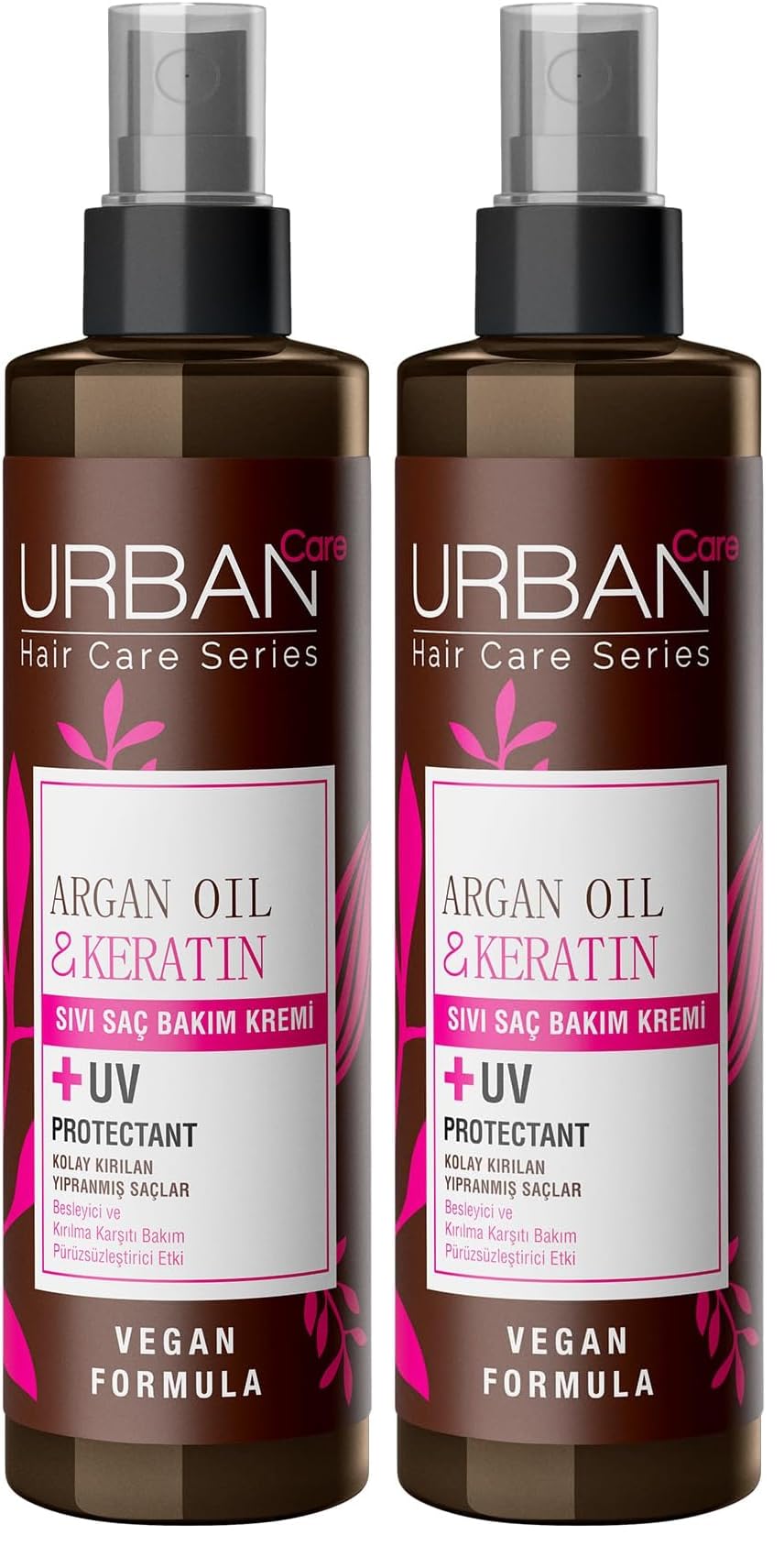 Urban Care Argan Oil&Keratin Sıvı Krem, 100 ML (2 paketi)