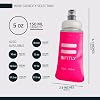 FITLY Flask 150 ml Pink - Ideal for Running Hiking Cycling - Running Water Bottle for Outdoor Sports - Sports Bottle Water Bottle Hiking - Water Bottle for Hydration Backpack