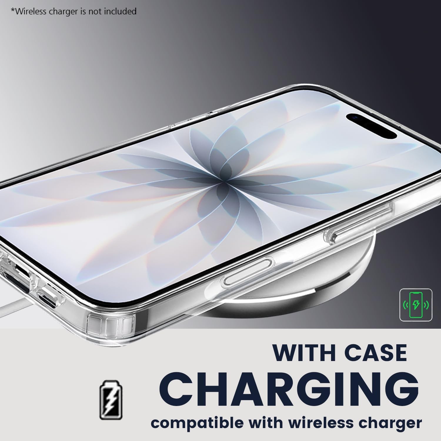 Compatible with iPhone 17 Pro Case, Stars Moon Alien UFO Meteor Universe Space Planet Floral Design Shockproof Protective Slim Cute Clear Phone Cover for Women Girls 2025 6.3" Cosmos 17Pro - Image 8