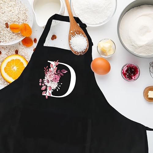 Miniatura 4 de Delantales personalizados para mujer con bolsillos, bonitos delantales para mujeres de chef para hornear, regalos de cocina para cumpleaños de mamá