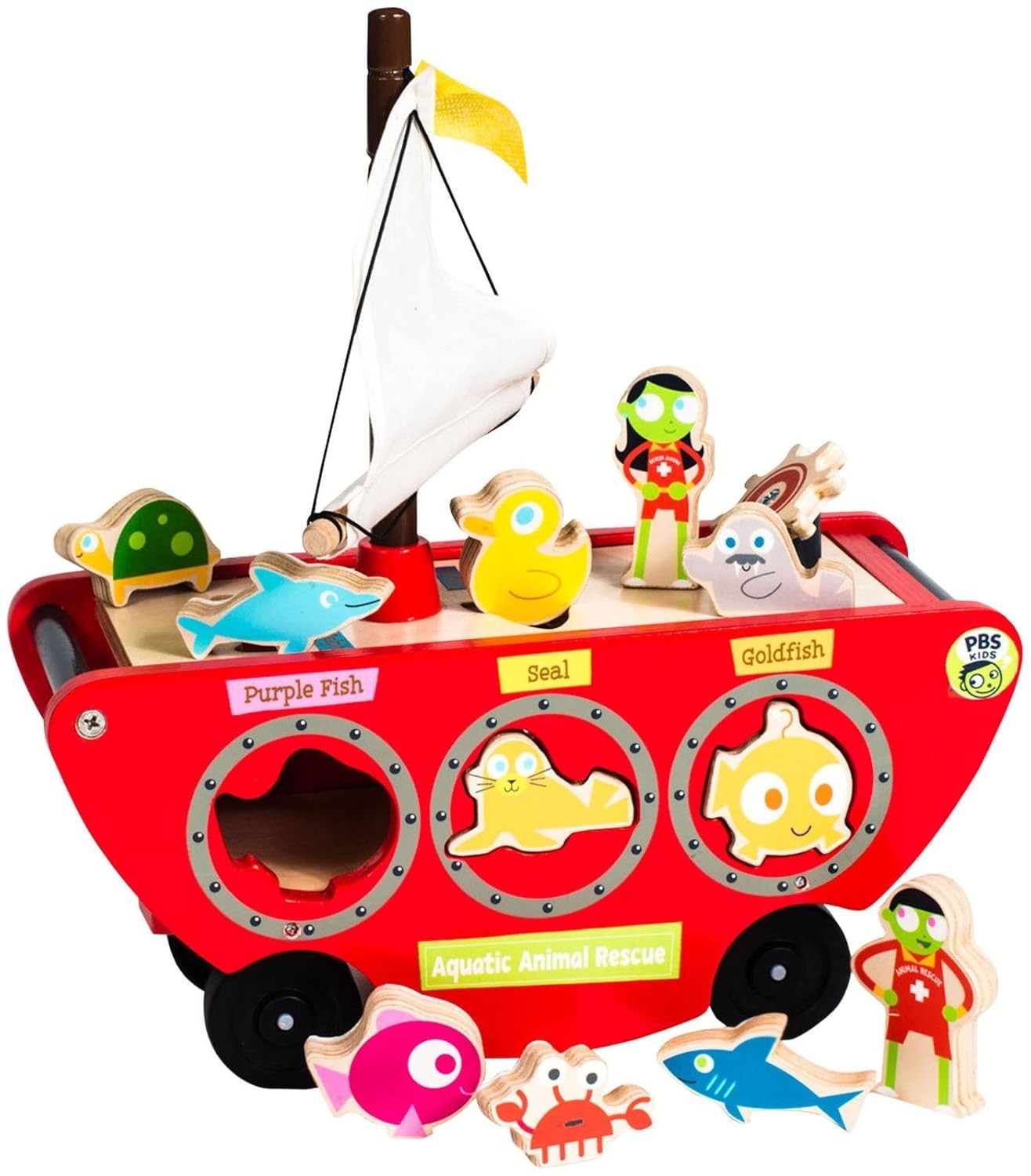 Pbs Kids Toys Boat Shape Sorter Amazon.in Toys & Games