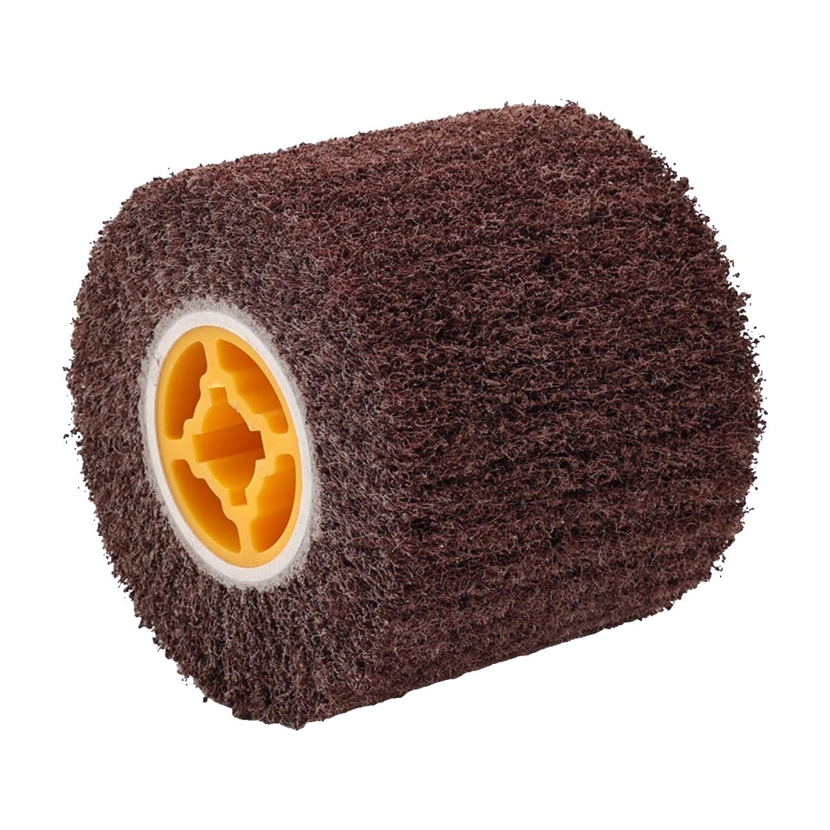 Drahtrad Polierrad Faserrad Edelstahl Nylon Schleifrad Kreuz-Kernrad Vollschleiftuch(Non-woven wheel 80#)