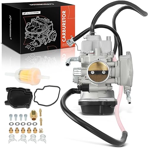 A-Premium 1 Barrel Carburetor Compatible with Polaris Sportsman 300 335 400 450 500 600 700, Magnum 325 330 500, Ranger 400 425 500, Trail Boss 325 330, Hawkeye 400, Big Boss 500, Scrambler 400 500