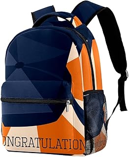 Congrats Grad Graduation Cap and Diploma Backpack for Girls Boys for School Backpacks