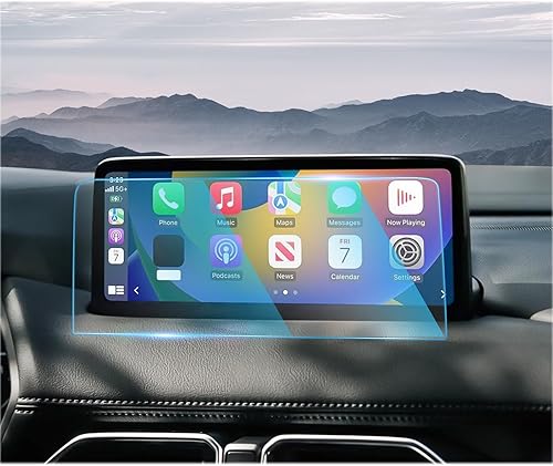CDEFG Protector de pantalla para Mazda CX5 CX9 2021 2022 2023 2024 2025 para Mazda CX-5 CX-9 Accesorios Pantalla táctil Vidrio templado de 10.25
