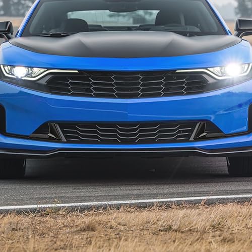 Miniatura 7 de Cubiertas para parrilla delantera, insertos de rejilla central, compatible con Chevrolet Camaro 2019, 2020, 2021, 2022, 2023.