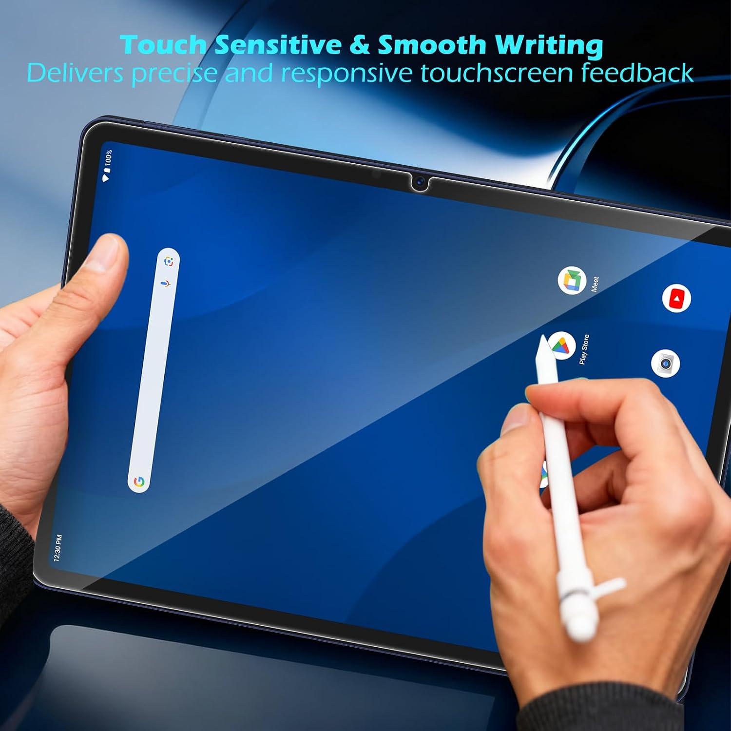 Hianjoo 2-Pack Screen Protector Compatible with Onn 11" Core Tablet (2026 Model) / Onn 11" Kids Tablet (2026 Model), Case Friendly Tempered Glass [HD Clarity] [9 Hardness] [Anti-Scratch] [Easy Installation] image 4