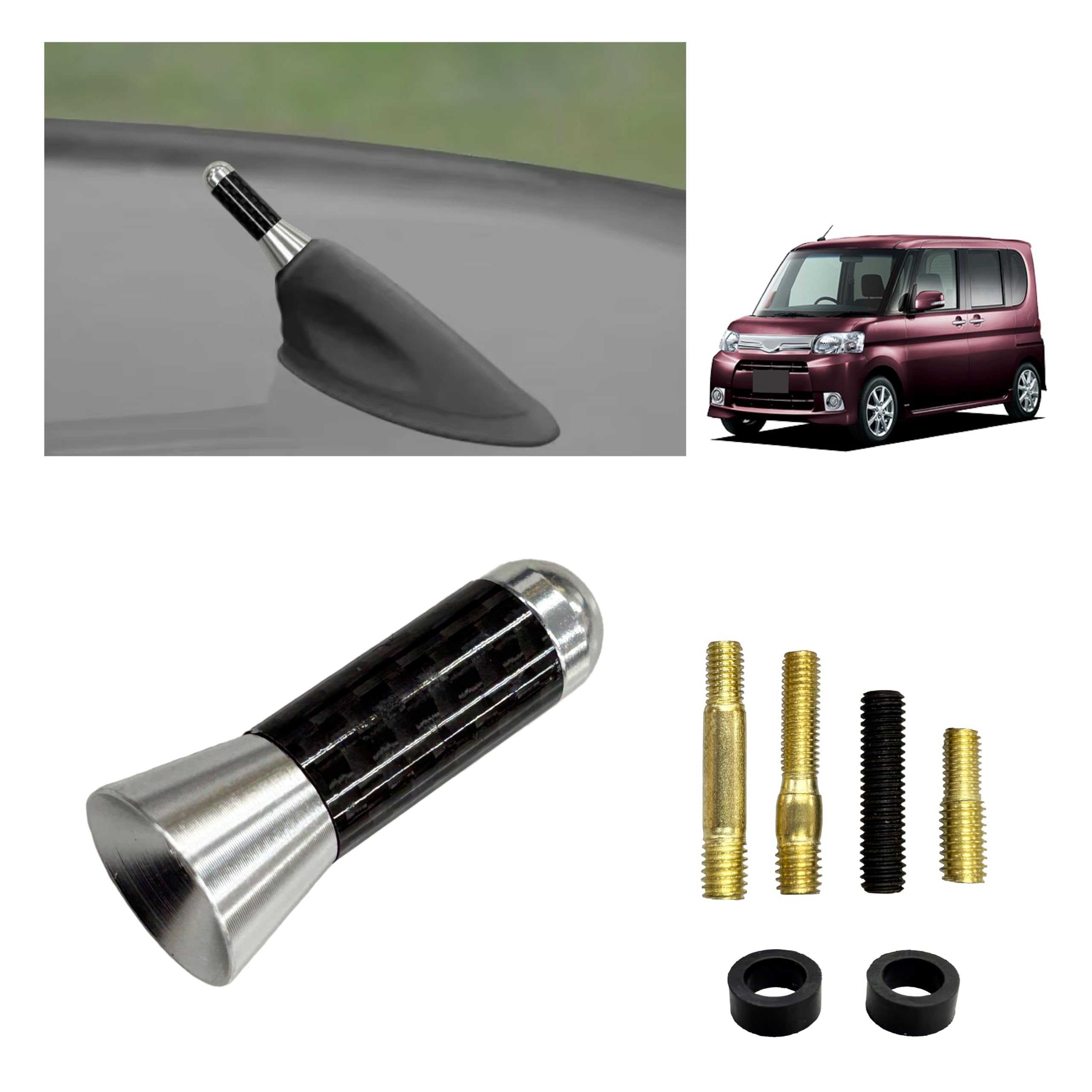 Amazon | タントカスタム L375S L385S 3.5cm ウルトラショート