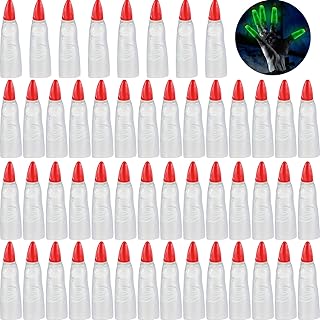 50 Pieces Halloween Witch Fingers Glow in The Dark Fake Finger for Costume Cosplay Party Supplies Halloween Costumes Fake Fingers for Finger Reading Pointer