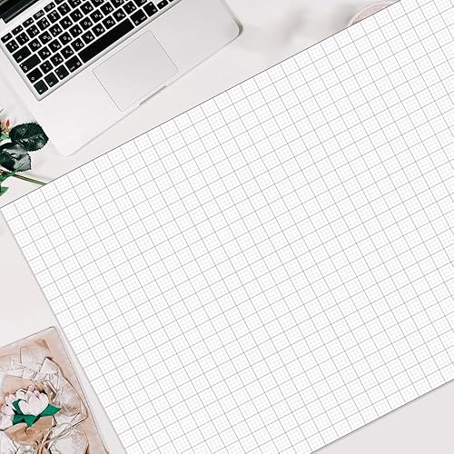 Miniatura 6 de Bloc de papel cuadriculado  Papel cuadriculado grande de 24 x 36 pulgadas, 25 hojas50 páginas, papel de cuadrícula a rayas de 4 x 4 pulgadas para