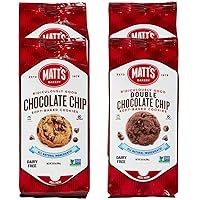 Vista 7 de Matt's Bakery Galletas con chispas de chocolate, horneadas suaves, sin OMG, ingredientes totalmente naturales; 4 bolsas (10.5 onzas cada una)