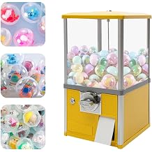 Automatic Capsule Vending Machine For Retail Stores, For 4.5-5.5cm For Game Stores,Red,Gachapon MachineYellow