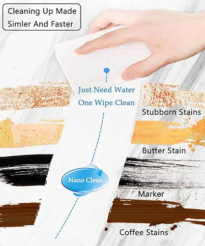 Miniatura 6 de Paquete de 50/100 borradores de esponja mágica, almohadillas de espuma de esponja de melamina, esponjas de limpieza multifuncionales para platos