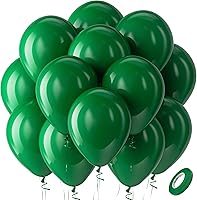 Vista 75 de Bezente Globos de látex verde lima para fiesta, paquete de 100 globos de color verde claro de 12 pulgadas, globos redondos de helio verde fruta