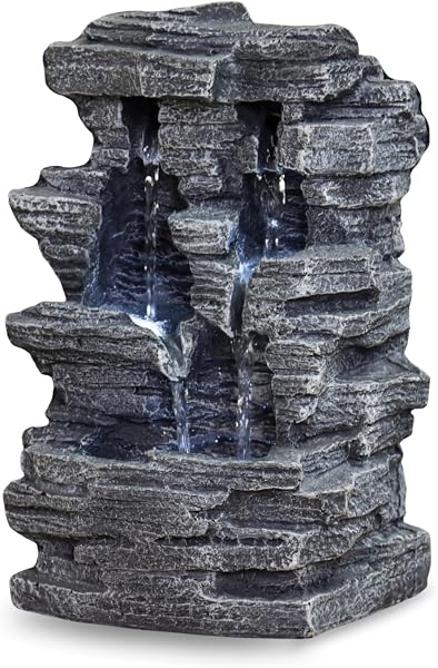 Zen'Light Grand Canyon Fountain Grey 19x16x28cm