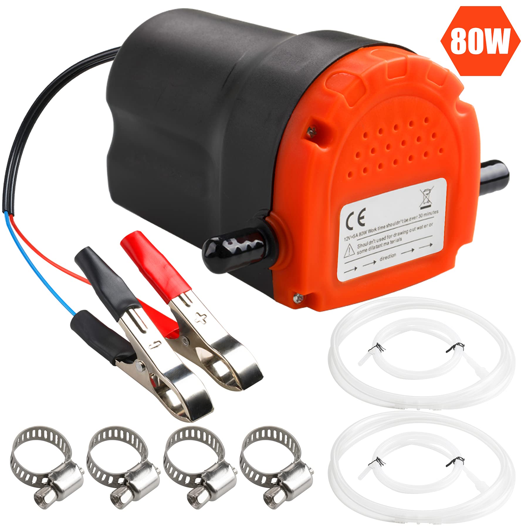 Buy PLUMIA Oil Change Pump Extractor 12V 80W, Upgraded Diesel Fluid