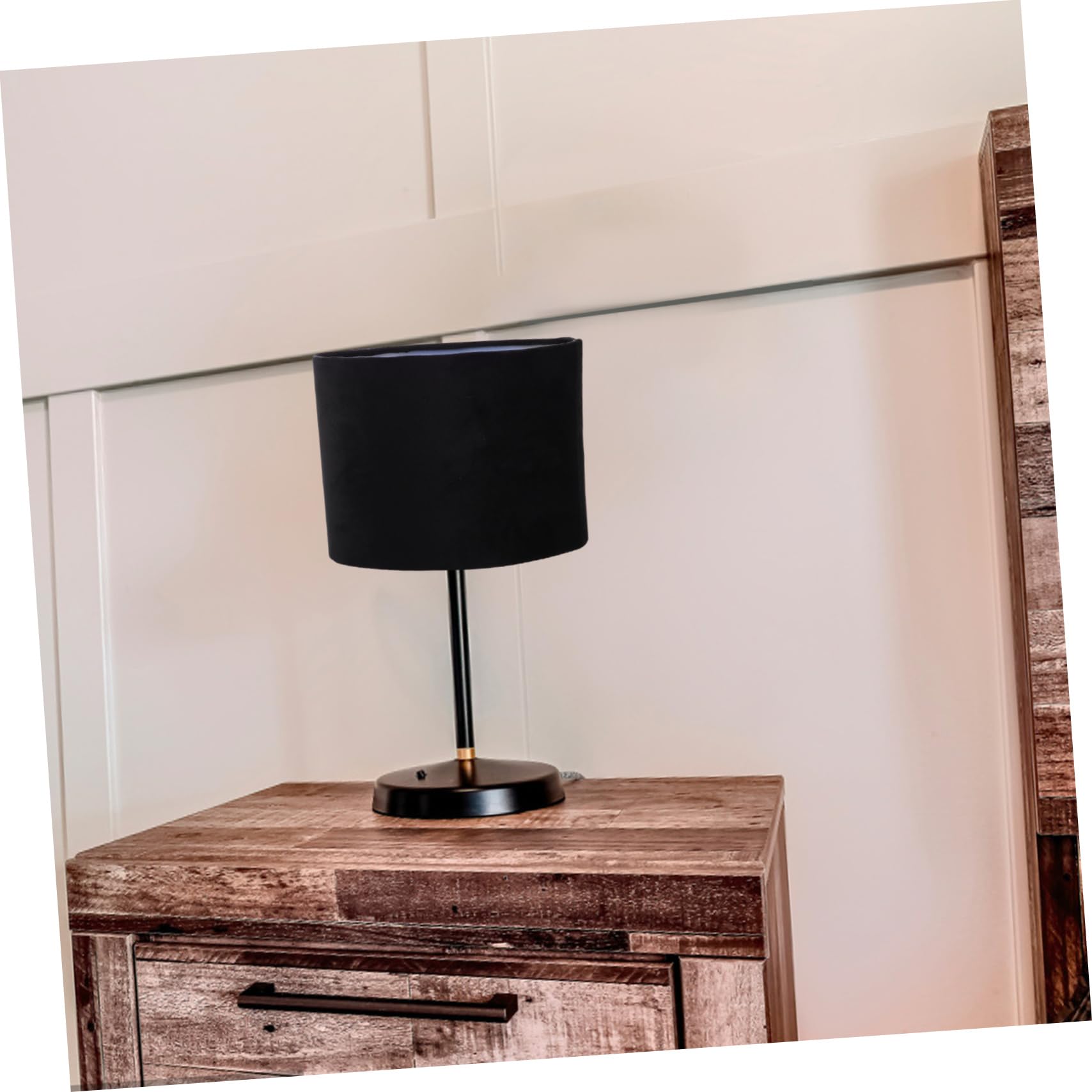 Housoutil Pantalla de Lámpara Ovalada de Tela Forro Blanco, Fácil Instalación y Luz Difusa Decorativa para Sala y Dormitorio