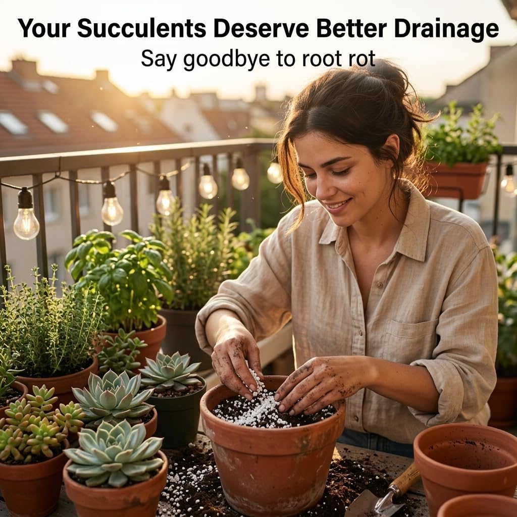 Doter Organic Perlite for Plants, Soil Amendment for Enhanced Drainage and Growth, Ideal for Potting Mixes (10 Quart)