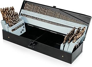 Sponsored Ad - BeHappy M35 Cobalt Drill Bit Set 115pcs, High Speed Steel Drill Bit Set for Hardened Metal, Stainless Stee...