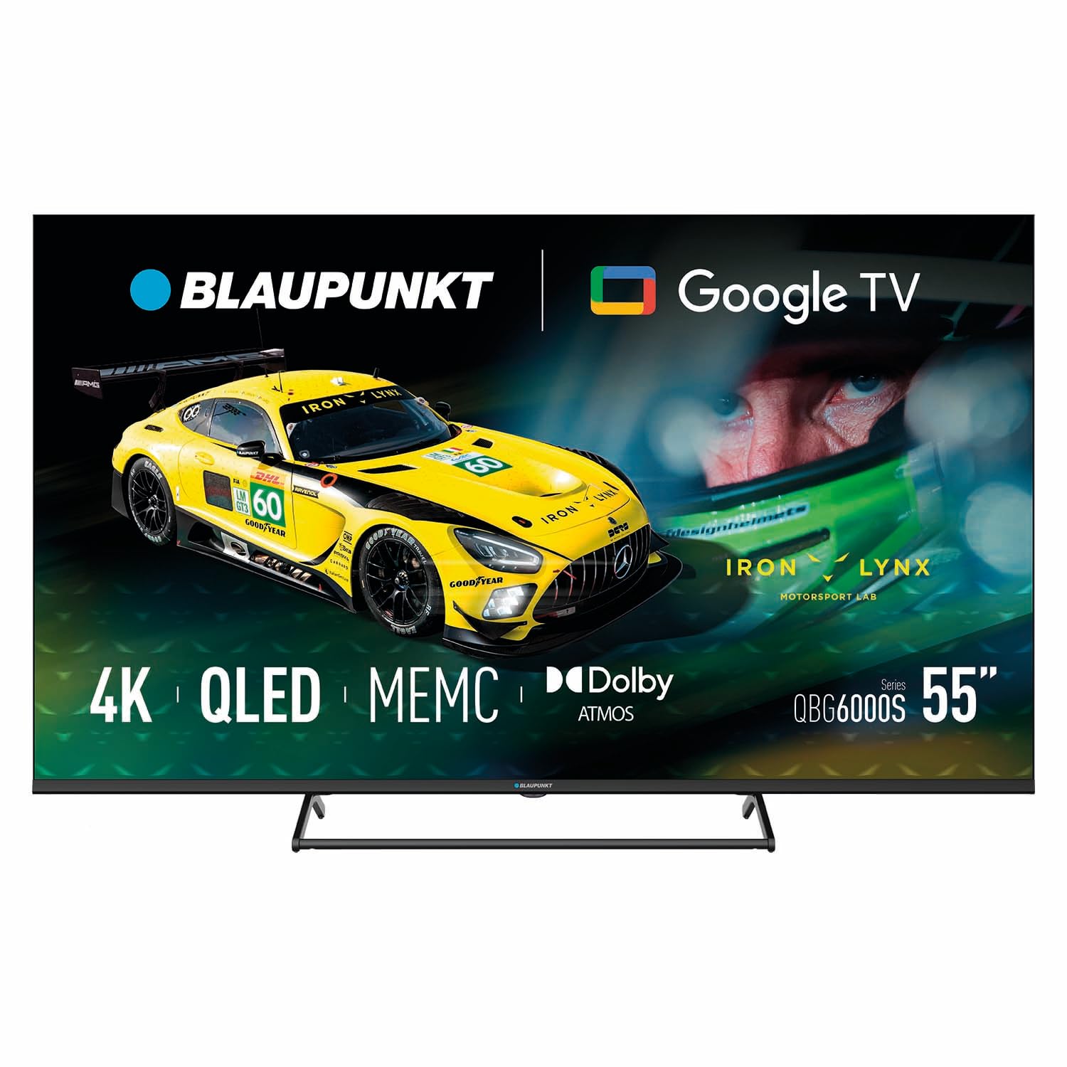 BLAUPUNKT 55" Smart TV, Google TV, QLED, UHD (4K),Dolby Atmos,Dolby Viusion,MEMC, 55QBG6000S