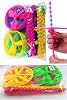6 Playful Giant Flying Saucers - Giant UFO Propeller - Giant Pinwheel Toy