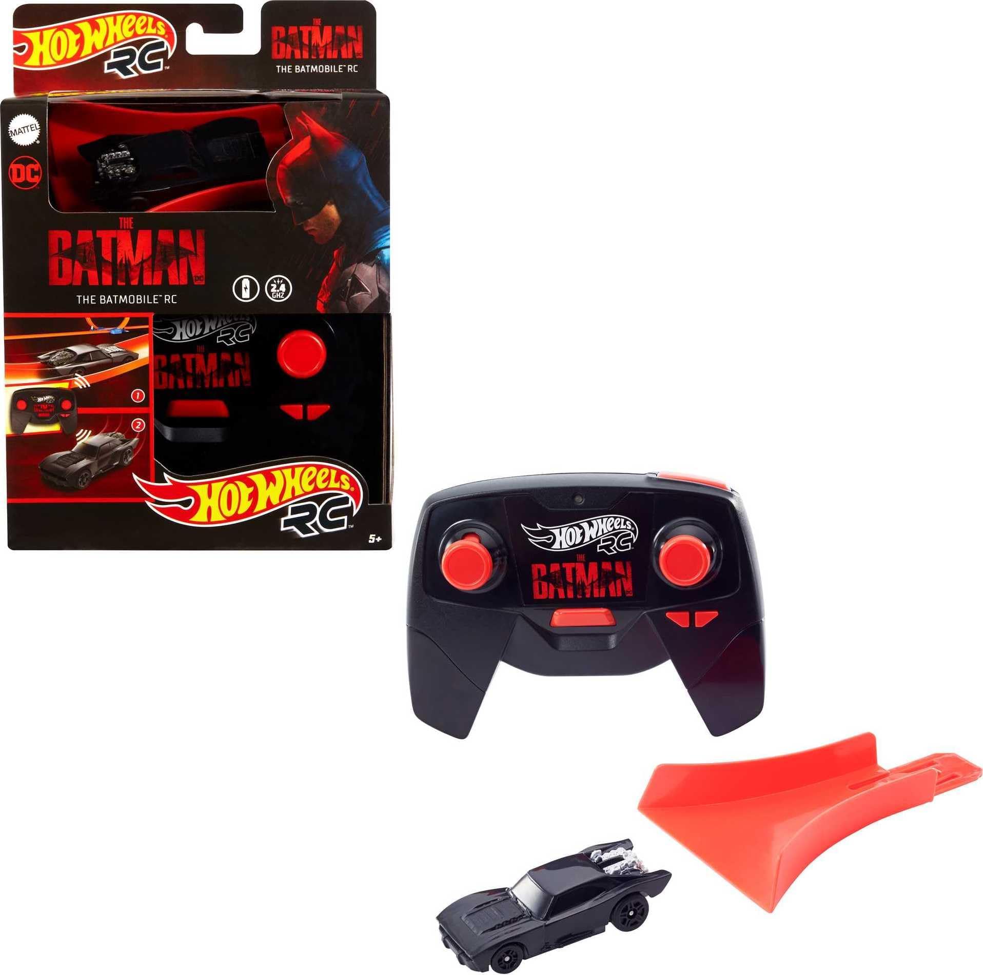 Hot Wheels R/C The Batman 1:64 Scale Remote Control Batmobile Vehicle