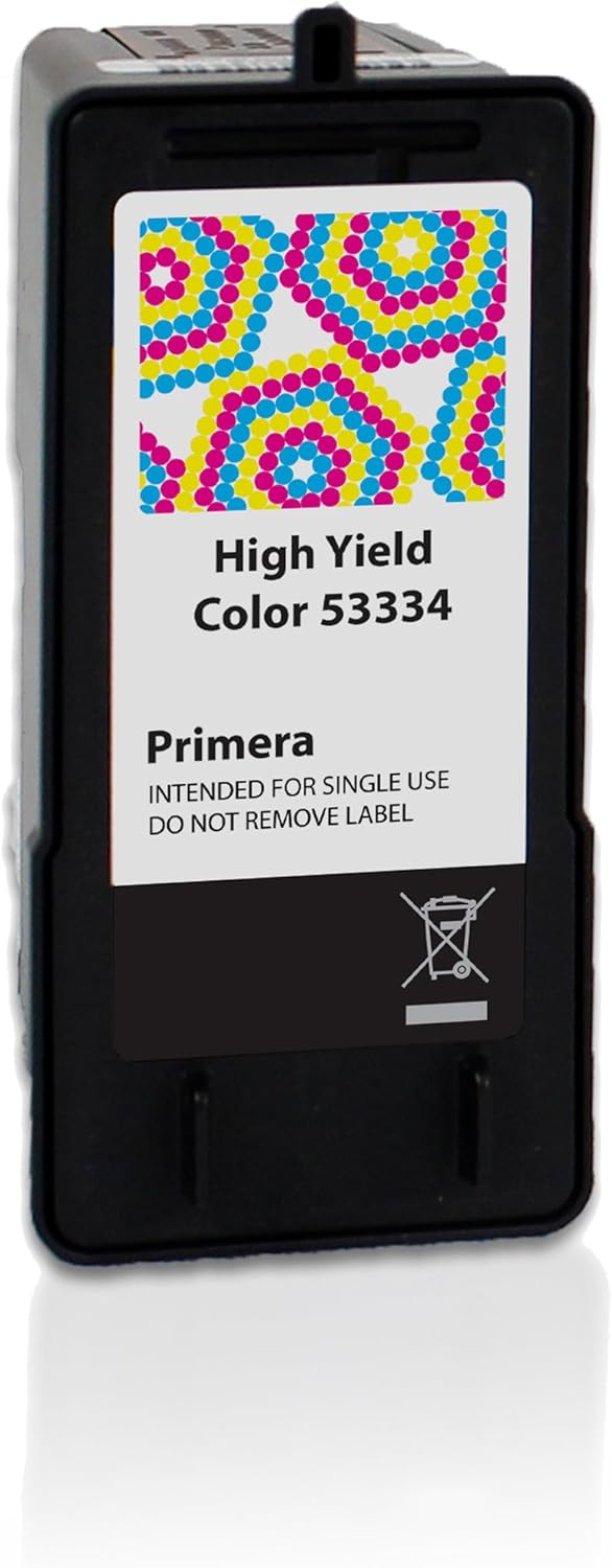 Primera 53334 High Yield Tri-Color Ink Cartridge for Bravo SE-3, 4200