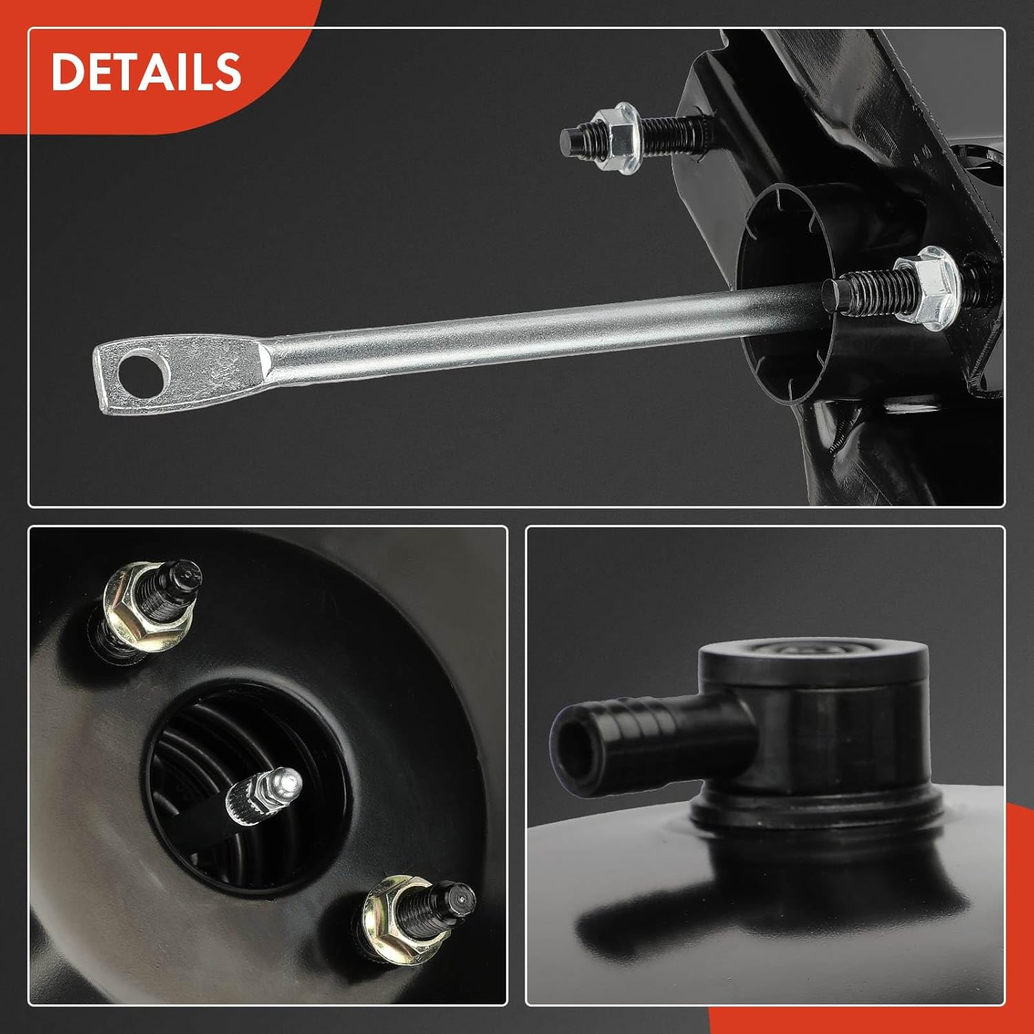 A-Premium Vacuum Power Brake Booster Compatible with Select Dodge Models - Ram 1500, Ram 2500, 2000-2001 - Replace# 5015103AA