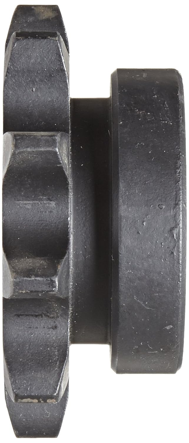 Martin Roller Chain Sprocket, Reboreable, Type B Hub, Single Strand, 100 Chain Size, 1.25" Pitch, 10 Teeth, 1" Bore Dia., 4.598" OD, 3.25" Hub Dia., 0.692" Width