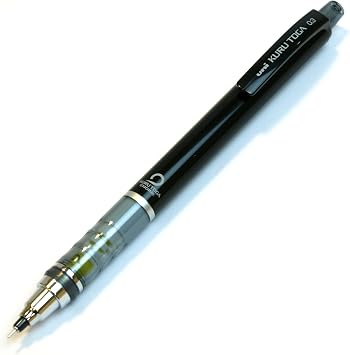 Uni Mechanical Pencil, Kuru Toga Standard Model 0.3mm, Black M34501P.24