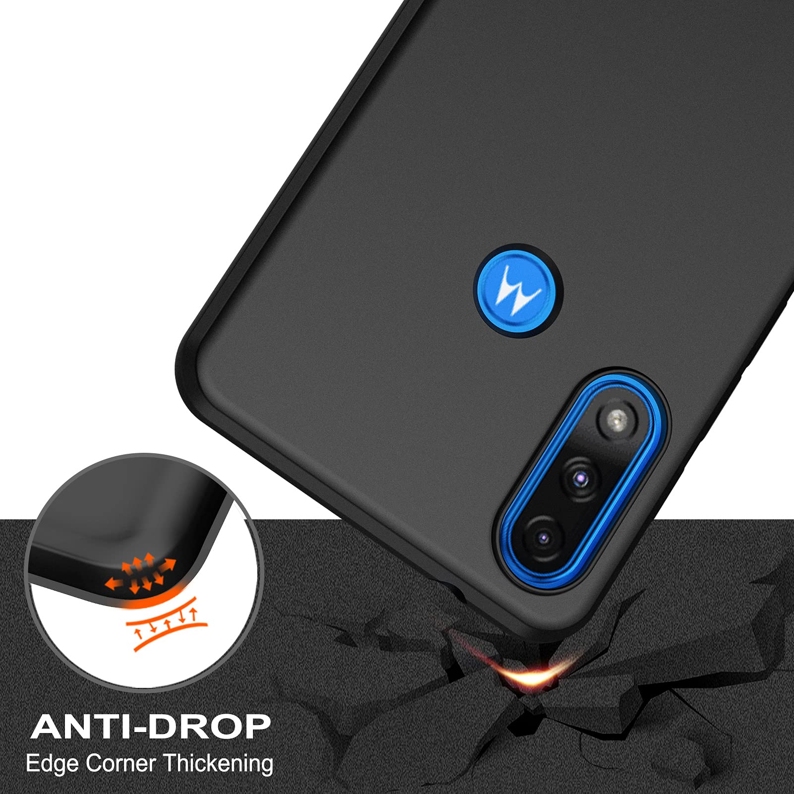KJYFOANI Per ZTE Nubia Air (6.78") Cover, Nero Morbido Silicone Ultra Sottile TPU Protezione Case, Antiurto Anti-Graffio Bumper Custodia Per - XT105 - Foto 5