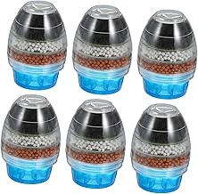 DOITOOL 6pcs Filter Showerhead Filter Shower Strainer Sink Strainers Water Filter Purifier Water Saving Filter Faucet Water Filters Activated Carbon Sprayer Head Filter Faucets Filter Tool