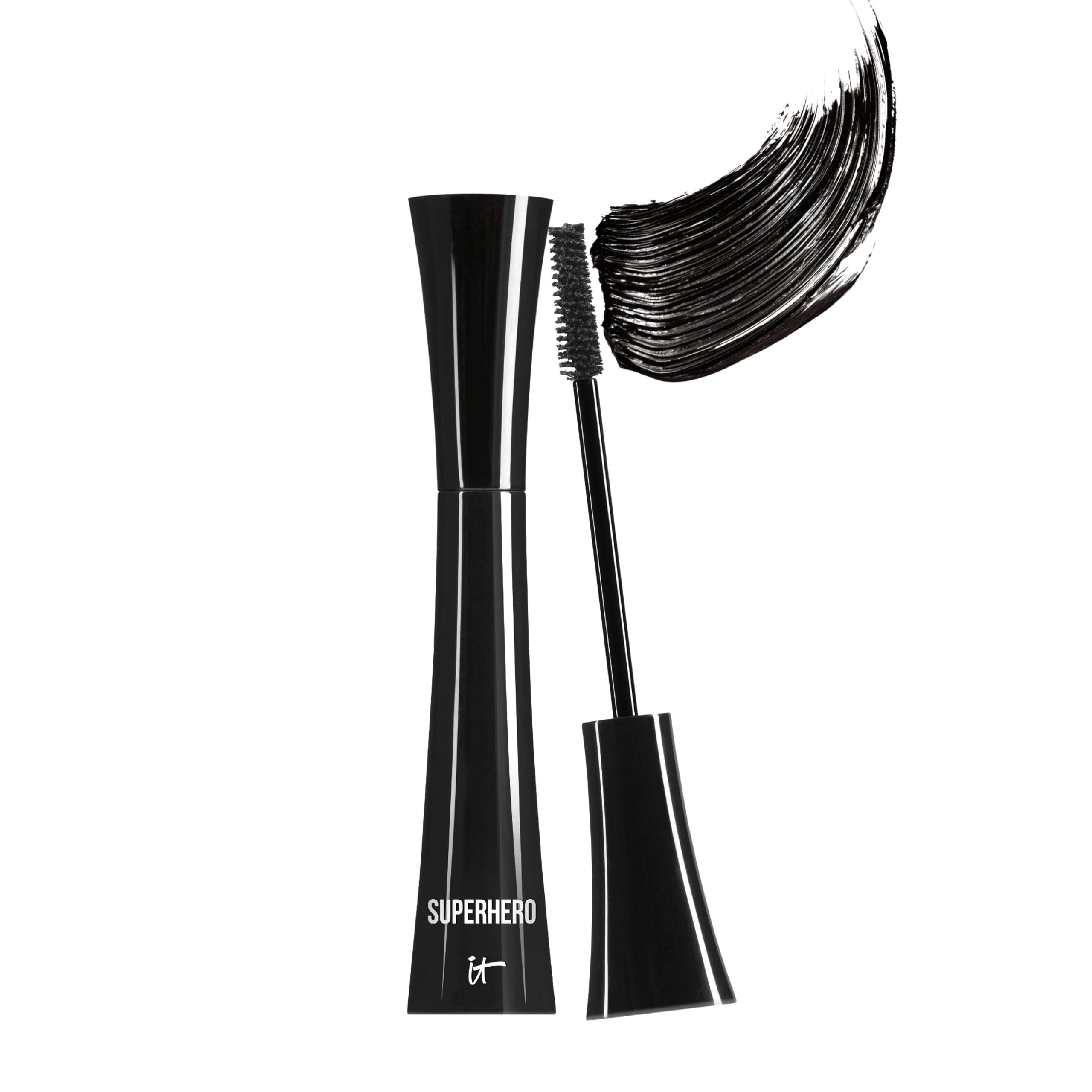 IT CosmeticsSuperhero Mascara, Volumises & Lengthens Lashes, Made with Biotin, Shade: Super Black