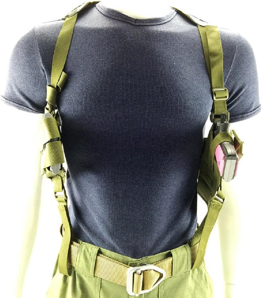 LIPOVOLT® Gun Armpit Holster Pouch Bag Horizontal Shoulder