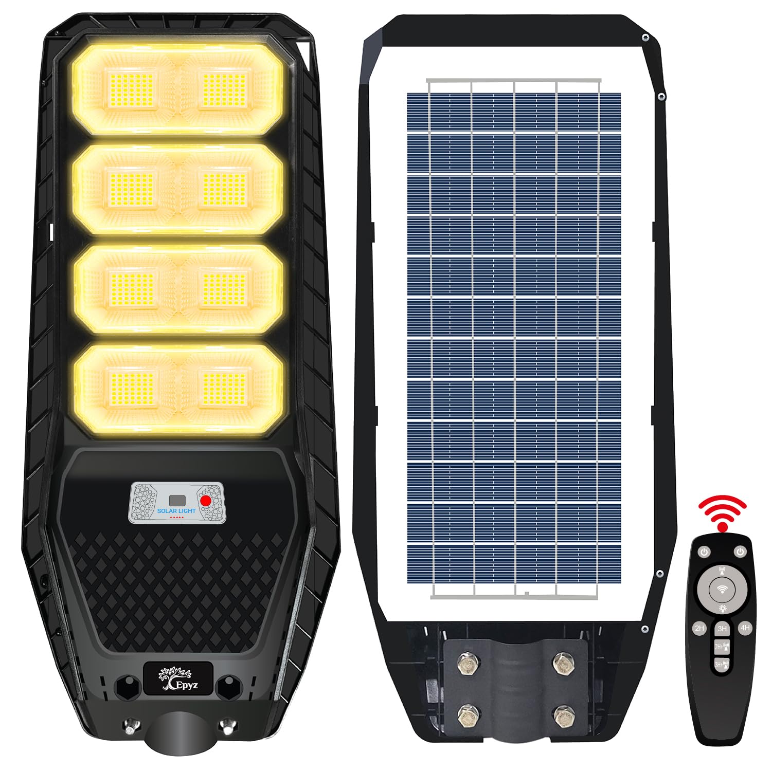 Epyz 150Watt Solar Street Light Outdoor Waterproof with Remote 392 Led Motion Sensor Light and Dusk to Dawn for Garden, Street, Lawn [ with Out Pole ] [ Pack of 1, Warm Yellow ] (B0CS9TPQSH) Amazon Price History, Amazon Price Tracker