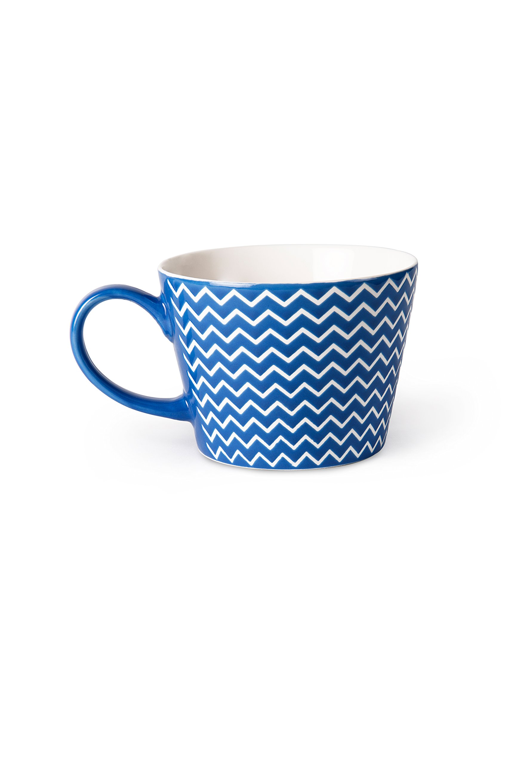 Excelsa Enjoy Jumbo Mug, Porcelain, Blue, 11 x 11 x 8 cm