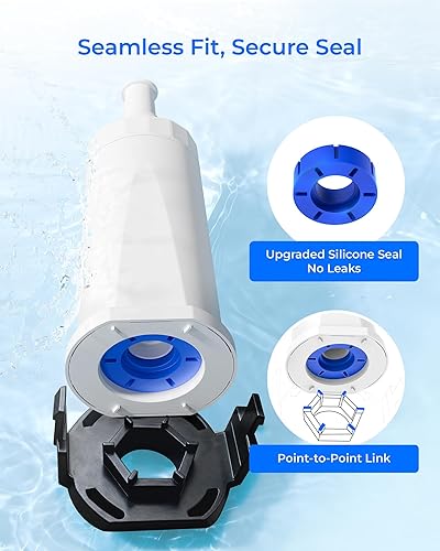 Miniatura 6 de Waterdrop Filtro de agua de repuesto para máquina espresso Breville Barista Touch BES880 BES881, Oracle Jet BES985, Oracle Touch BES990, doble