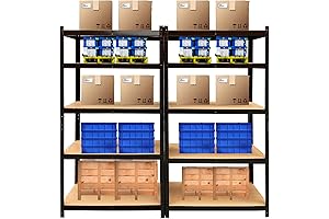 Muscle Rack Storage Shelves: Heavy-Duty, Large-Capacity Storage Rack for Home and Garage