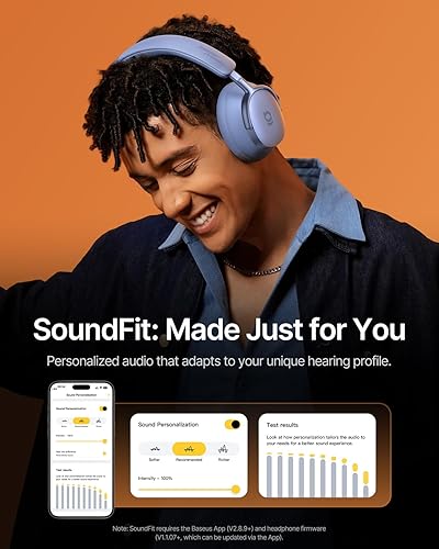 Miniatura 4 de Auriculares Baseus Inspire XH1 con cancelación activa de ruido adaptativa, sonido de Bose, audio Dolby, ANC adaptativo de primera calidad en tiempo